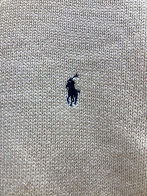 RALPH LAUREN（ラルフローレン）RALPH LAUREN (ラルフローレン) 半袖ニット ベージュ サイズ:Lの古着・服飾アイテム