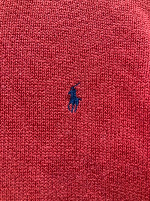 RALPH LAUREN（ラルフローレン）RALPH LAUREN (ラルフローレン) 半袖ニット レッド サイズ:Lの古着・服飾アイテム