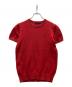 RALPH LAUREN（ラルフローレン）の古着「半袖ニット」｜レッド