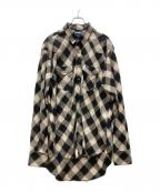 Wrangler×SUGARHILLラングラー×シュガーヒル）の古着「BIG OMBRE COWBOY SHIRT」｜グレー