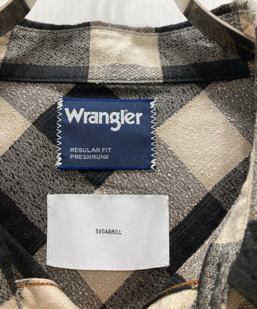 Wrangler（ラングラー）Wrangler (ラングラー) SUGARHILL (シュガーヒル) BIG OMBRE COWBOY SHIRT グレー サイズ:freeの古着・服飾アイテム