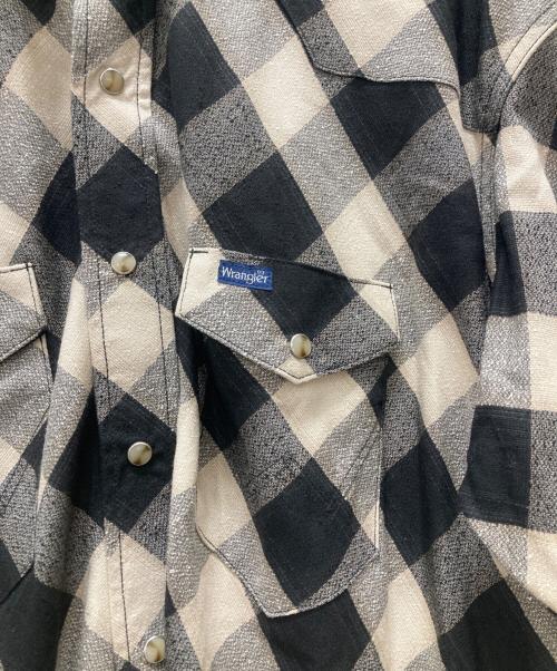 Wrangler（ラングラー）Wrangler (ラングラー) SUGARHILL (シュガーヒル) BIG OMBRE COWBOY SHIRT グレー サイズ:freeの古着・服飾アイテム