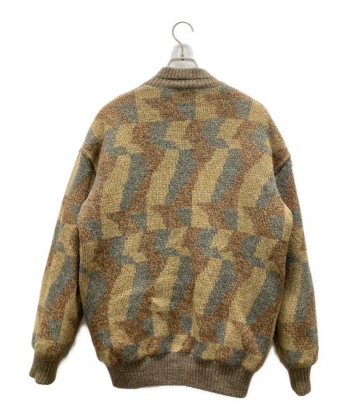 DOLOMITEN（DOLOMITEN）DOLOMITEN (DOLOMITEN) 古着ニットリバーシブルジャケット ベージュ サイズ:Freeの古着・服飾アイテム