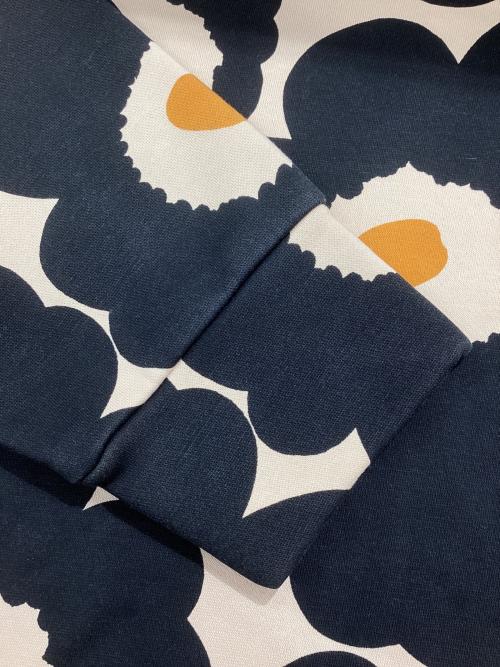 adidas（アディダス）adidas (アディダス) marimekko (マリメッコ) 花柄 スウェットワンピース ベージュ×ブラック サイズ:Mの古着・服飾アイテム