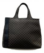 CELINEセリーヌ）の古着「マカダム柄ハンドバッグ」｜ブラウン