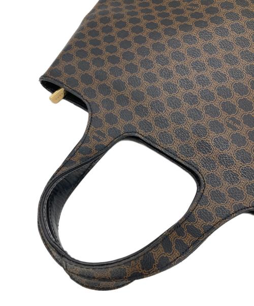 CELINE（セリーヌ）CELINE (セリーヌ) マカダム柄ハンドバッグ ブラウンの古着・服飾アイテム
