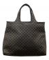 CELINE (セリーヌ) マカダム柄ハンドバッグ ブラウン：30000円