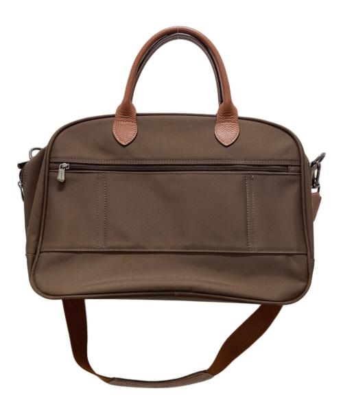 LONGCHAMP（ロンシャン）LONGCHAMP (ロンシャン) 2WAYナイロンボストンバッグ ブラウンの古着・服飾アイテム