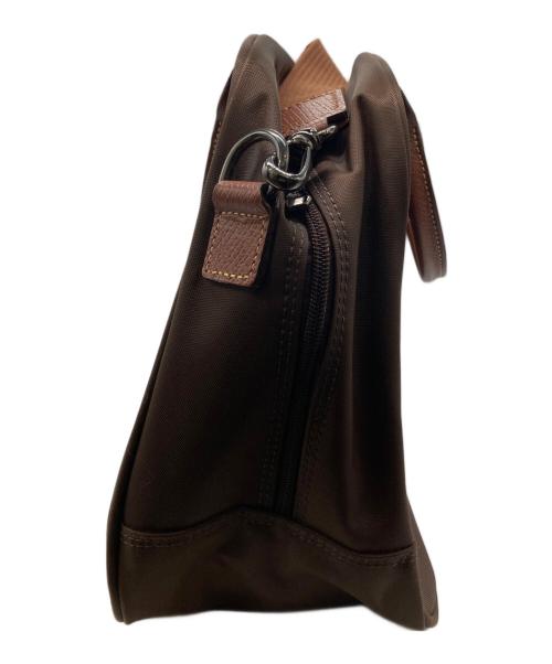 LONGCHAMP（ロンシャン）LONGCHAMP (ロンシャン) 2WAYナイロンボストンバッグ ブラウンの古着・服飾アイテム