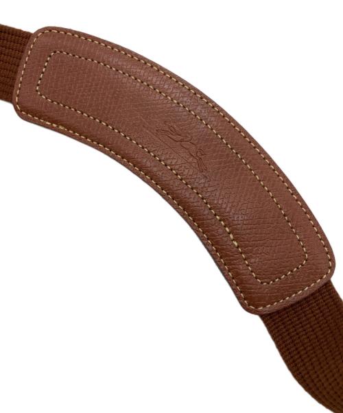 LONGCHAMP（ロンシャン）LONGCHAMP (ロンシャン) 2WAYナイロンボストンバッグ ブラウンの古着・服飾アイテム