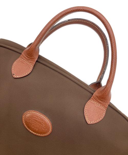 LONGCHAMP（ロンシャン）LONGCHAMP (ロンシャン) 2WAYナイロンボストンバッグ ブラウンの古着・服飾アイテム