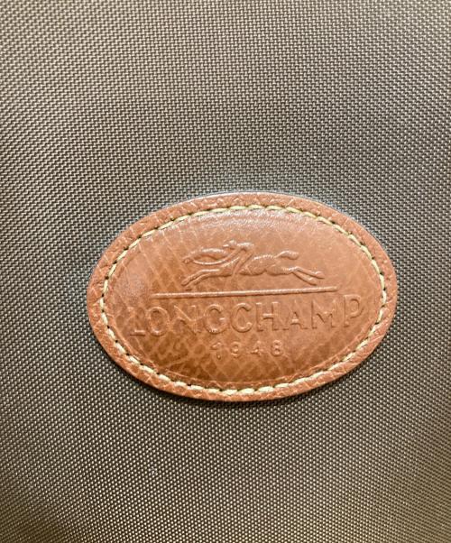 LONGCHAMP（ロンシャン）LONGCHAMP (ロンシャン) 2WAYナイロンボストンバッグ ブラウンの古着・服飾アイテム