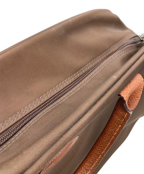 LONGCHAMP（ロンシャン）LONGCHAMP (ロンシャン) 2WAYナイロンボストンバッグ ブラウンの古着・服飾アイテム