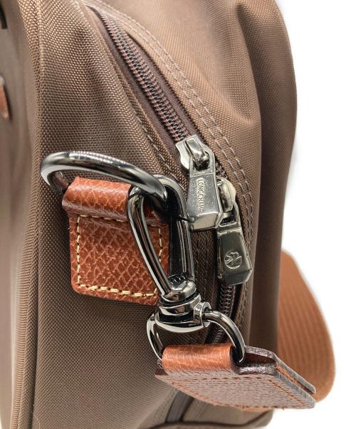 LONGCHAMP（ロンシャン）LONGCHAMP (ロンシャン) 2WAYナイロンボストンバッグ ブラウンの古着・服飾アイテム