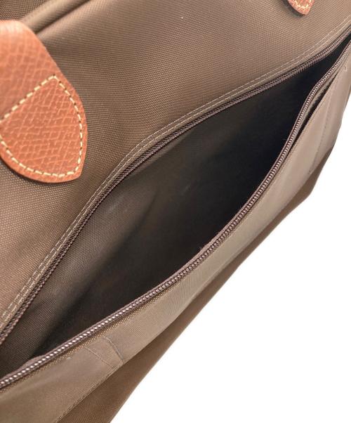 LONGCHAMP（ロンシャン）LONGCHAMP (ロンシャン) 2WAYナイロンボストンバッグ ブラウンの古着・服飾アイテム