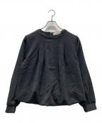UNICOウニコ）の古着「モールスキンブラウス」｜グレー
