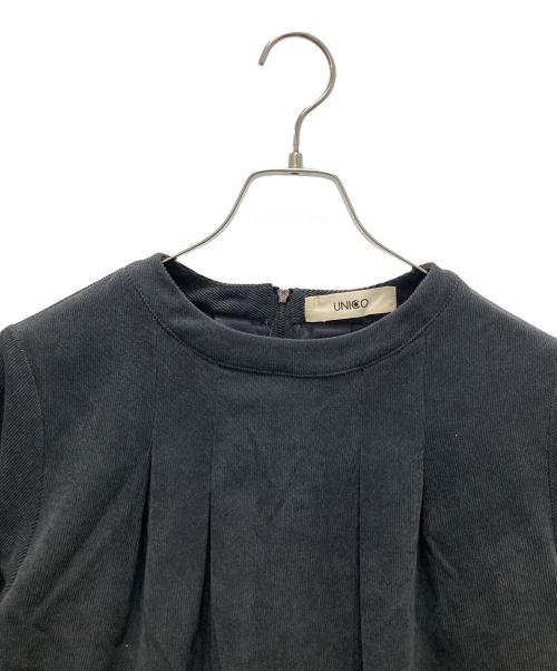 UNICO（ウニコ）UNICO (ウニコ) モールスキンブラウス グレー サイズ:38の古着・服飾アイテム