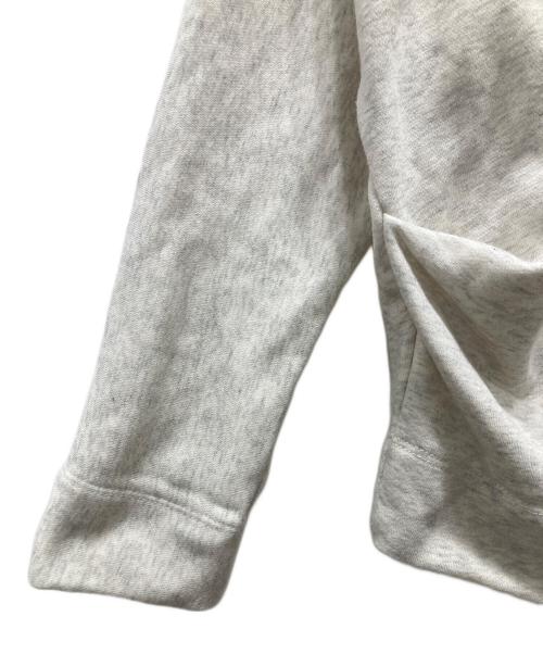 MARIED'OR（マリードール）MARIED'OR (マリードール) スウェット/裏毛刺繍貼り付け脇タック ドルマン袖クルー グレー サイズ:Iの古着・服飾アイテム