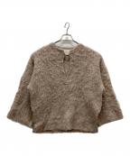 Acka.エーシーケーエー）の古着「mohair flare knit」｜ライトブラウン