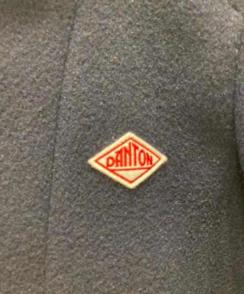 DANTON（ダントン）DANTON (ダントン) 丸襟ウールモッサコート ネイビー サイズ:36の古着・服飾アイテム