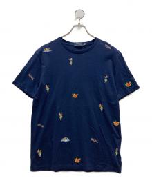 POLO RALPH LAUREN（ポロ・ラルフローレン）の古着「刺繍Tシャツ」｜ネイビー