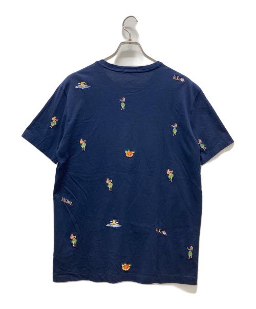 POLO RALPH LAUREN（ポロ・ラルフローレン）POLO RALPH LAUREN (ポロ・ラルフローレン) 刺繍Tシャツ ネイビー サイズ:Mの古着・服飾アイテム