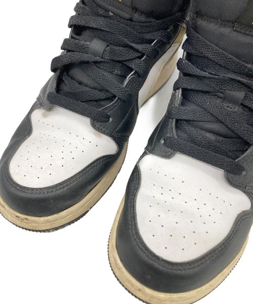 NIKE（ナイキ）NIKE (ナイキ) AIR JORDAN 1 MID UNIVERSITY GO ブラック サイズ:24.5の古着・服飾アイテム