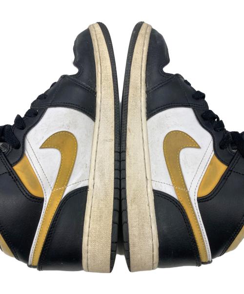 NIKE（ナイキ）NIKE (ナイキ) AIR JORDAN 1 MID UNIVERSITY GO ブラック サイズ:24.5の古着・服飾アイテム