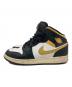 NIKE (ナイキ) AIR JORDAN 1 MID UNIVERSITY GO ブラック サイズ:24.5：5000円