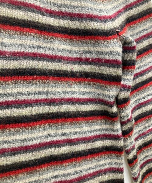 GAP（ギャップ）GAP (ギャップ) 00sマルチボーダーニット グレー サイズ:Ｓの古着・服飾アイテム