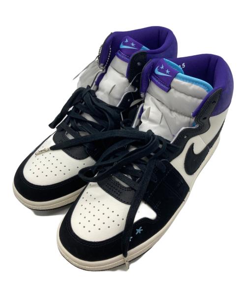 NIKE（ナイキ）NIKE (ナイキ) Opium Paris JORDAN AIR SHIP PE SP SAIL/BLUE CHILL-BLACK-COURT PURPLE パープル サイズ:27.5の古着・服飾アイテム