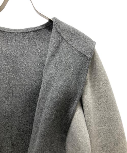 theory（セオリー）theory (セオリー) ダブルフェイスコート グレー サイズ:Pの古着・服飾アイテム