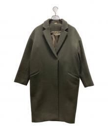 MUSE de Deuxieme Classe（ミューズ ドゥーズィエム クラス）の古着「チェスターコート」｜オリーブ