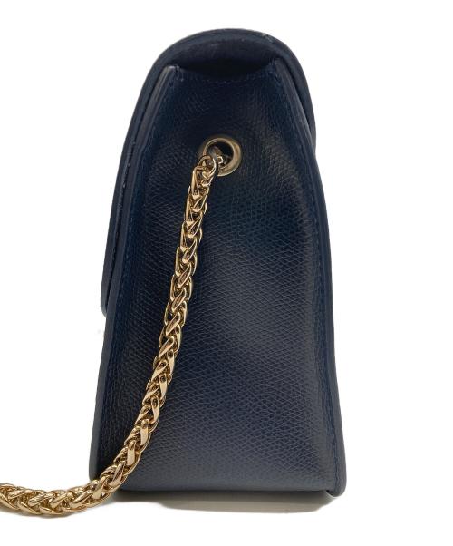 FURLA（フルラ）FURLA (フルラ) メトロポリスショルダーバッグ ネイビーの古着・服飾アイテム