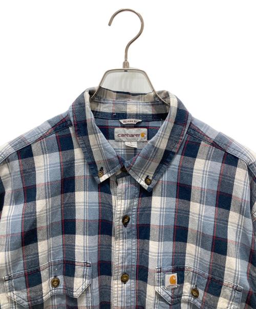 CarHartt（カーハート）CarHartt (カーハート) ボタンダウンシャツ ネイビー サイズ:Lの古着・服飾アイテム