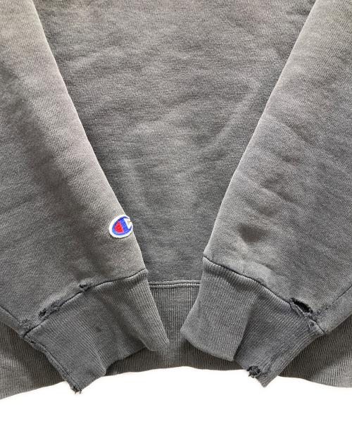 Champion（チャンピオン）Champion (チャンピオン) 90s前Vガゼットスウェット グレー サイズ:Mの古着・服飾アイテム