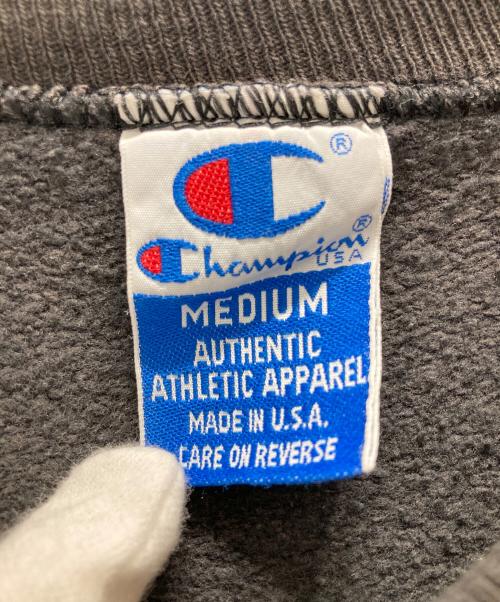 Champion（チャンピオン）Champion (チャンピオン) 90s前Vガゼットスウェット グレー サイズ:Mの古着・服飾アイテム