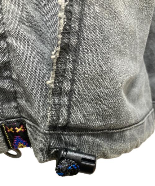 alf（アルフ）alf (アルフ) 90sチロリアンテープフーディ グレー サイズ:Mの古着・服飾アイテム