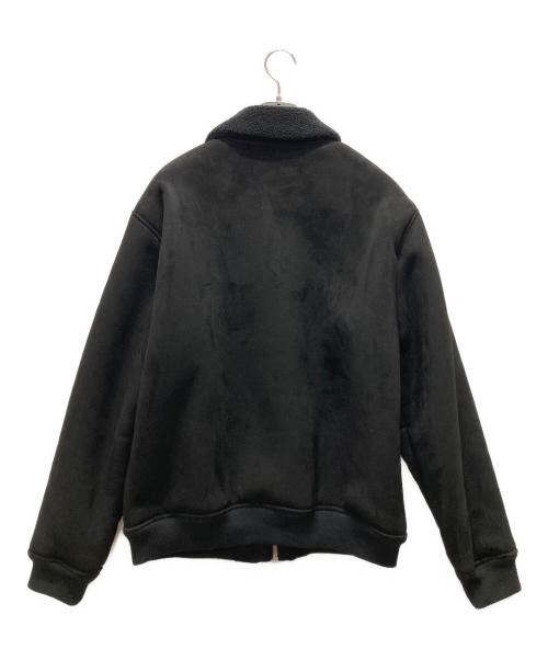 ZARA（ザラ）ZARA (ザラ) フェイクムートンジャケット ブラック サイズ:Lの古着・服飾アイテム