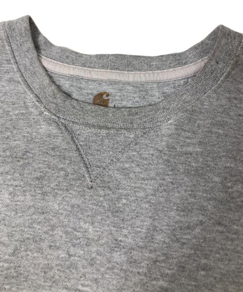 CarHartt（カーハート）CarHartt (カーハート) MIDWEIGHT CREWNECK SWEATSHIRT グレー サイズ:Lの古着・服飾アイテム