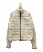 TAIONタイオン）の古着「切替ダウンジャケット」｜ベージュ