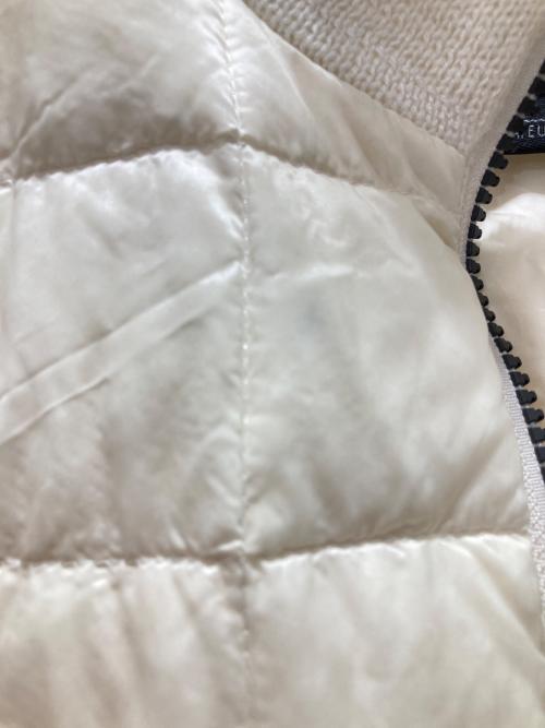 TAION（タイオン）TAION (タイオン) 切替ダウンジャケット ベージュ サイズ:XLの古着・服飾アイテム