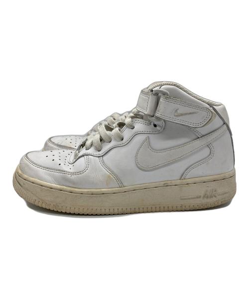 NIKE（ナイキ）NIKE (ナイキ) WMNS AIR FORCE 1 '07 MID ホワイト サイズ:24の古着・服飾アイテム