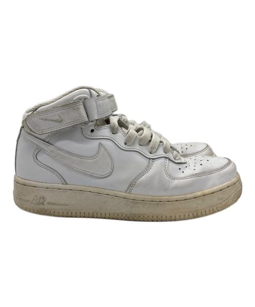 NIKE（ナイキ）NIKE (ナイキ) WMNS AIR FORCE 1 '07 MID ホワイト サイズ:24の古着・服飾アイテム