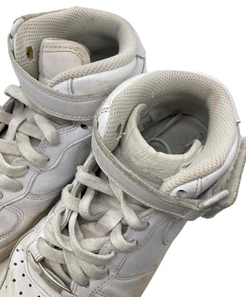 NIKE（ナイキ）NIKE (ナイキ) WMNS AIR FORCE 1 '07 MID ホワイト サイズ:24の古着・服飾アイテム