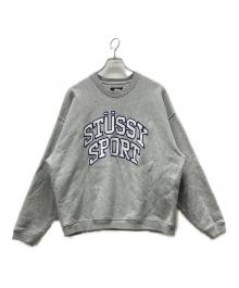 stussy（ステューシー）の古着「ロゴスウェット」｜グレー