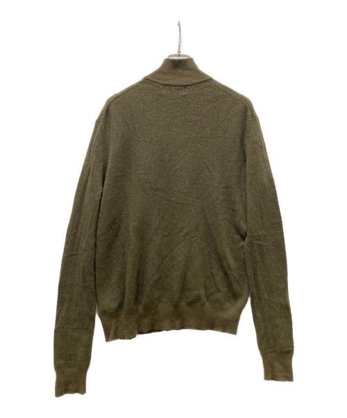 POLO RALPH LAUREN（ポロ・ラルフローレン）POLO RALPH LAUREN (ポロ・ラルフローレン) ハイネックニット オリーブ サイズ:Lの古着・服飾アイテム