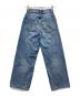 AZUL by moussy (アズールバイマウジー) ワイドデニムパンツ ブルー サイズ:S：3000円