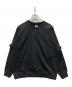 south2 west8（サウスツー ウエストエイト）の古着「Trainer Crew Shirt - PE/C/PU Fleece Lined Jersey」｜ブラック
