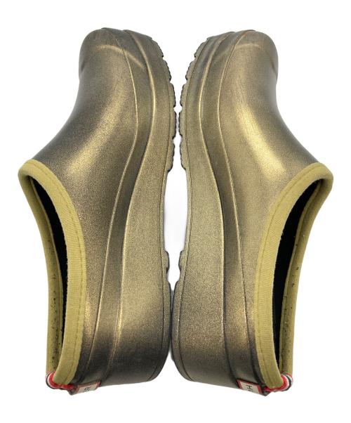HUNTER（ハンター）HUNTER (ハンター) WOMENS PLAY NEBULA CLOG ゴールド サイズ:26の古着・服飾アイテム
